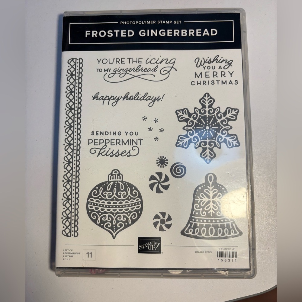 Stampin' Up! Frosted Gingerbread Photopolymer Stamp Set